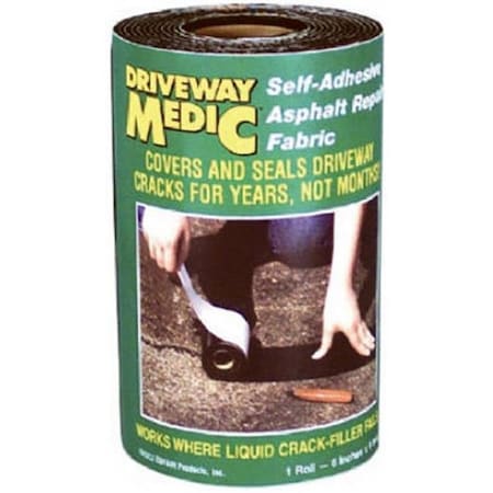 Cofair Cofair Products 609MD 6 in. x 9 ft. Self-Adhesive Asphalt & Blacktop Driveway Repair Fabric 463927